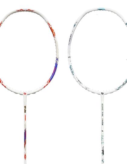Combo 2 Cây Vợt Cầu Lông Kuno Hạc Thần Và Kuno Kỳ Lân Full Carbon Cao Cấp, Trọng Lượng 4U, Tấn Công Uy Lực