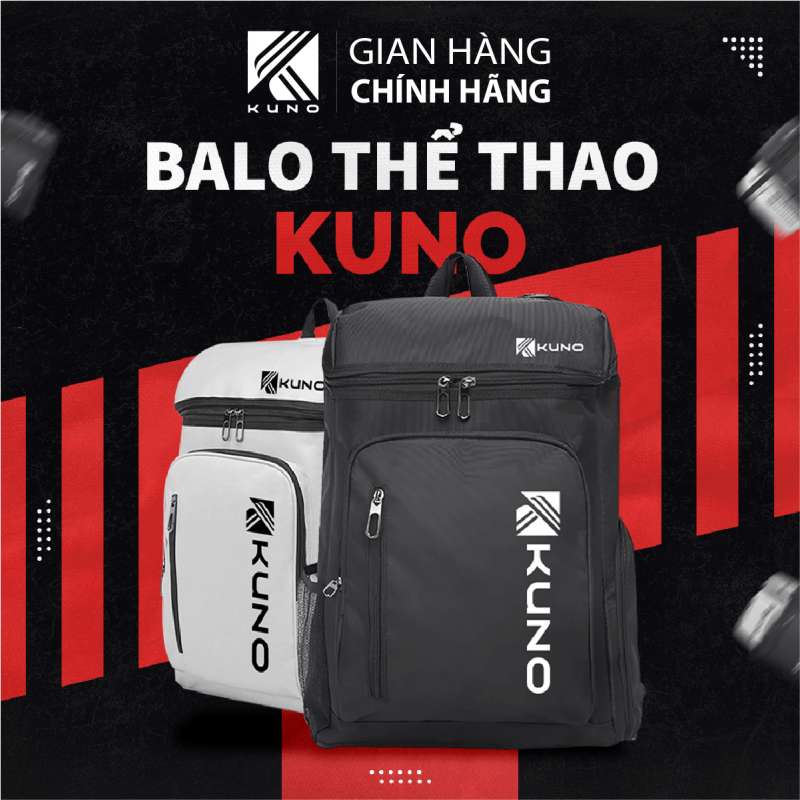 Balo Cầu Lông KUNO Nhiều Ngăn Tiện Dụng, Hạn Chế Chống Thấm Nước, Có Ngăn Để Giày Riêng