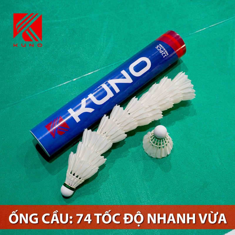 Hộp Cầu Lông KUNO Bán Nhân Tạo 3IN1 Siêu Bền, Hộp 12 Qủa