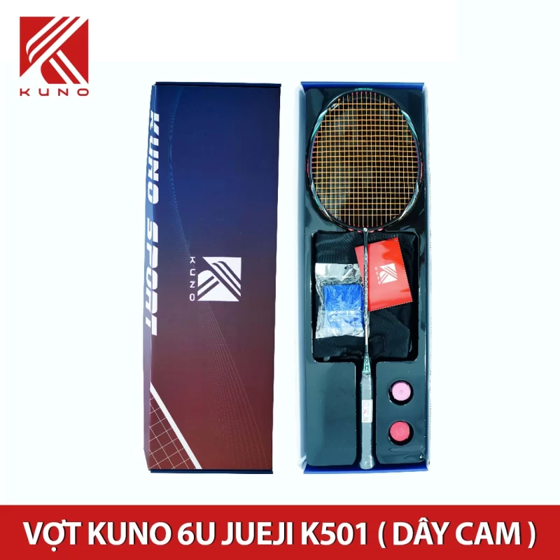 Vợt Cầu Lông KUNO JUEJI K501 Full Carbon Cao Cấp Trọng Lượng 6U Công Thủ Toàn Diện