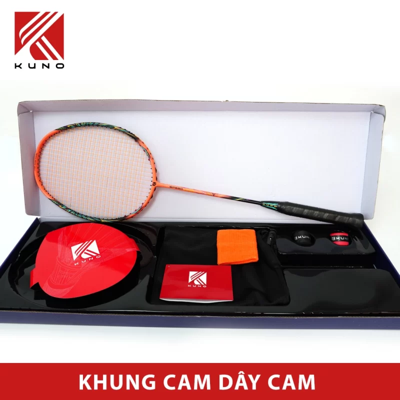 Vợt Cầu Lông KUNO SPEED K502 Vợt Tấn Công Công Nghệ Hyper Power Chất Liệu Sợi Carbon Fibre Cao Cấp Trọng Lượng 4U 82G