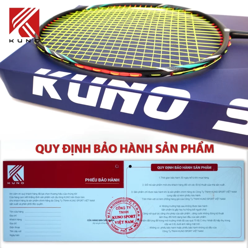 Vợt Cầu Lông KUNO JUEJI K501 Full Carbon Cao Cấp Trọng Lượng 6U Công Thủ Toàn Diện