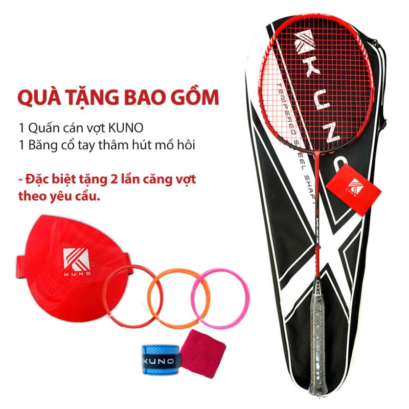 Vợt cầu lông KUNO SUPER LIGHT K88, Trọng Lượng 6U Vợt công thủ toàn diện