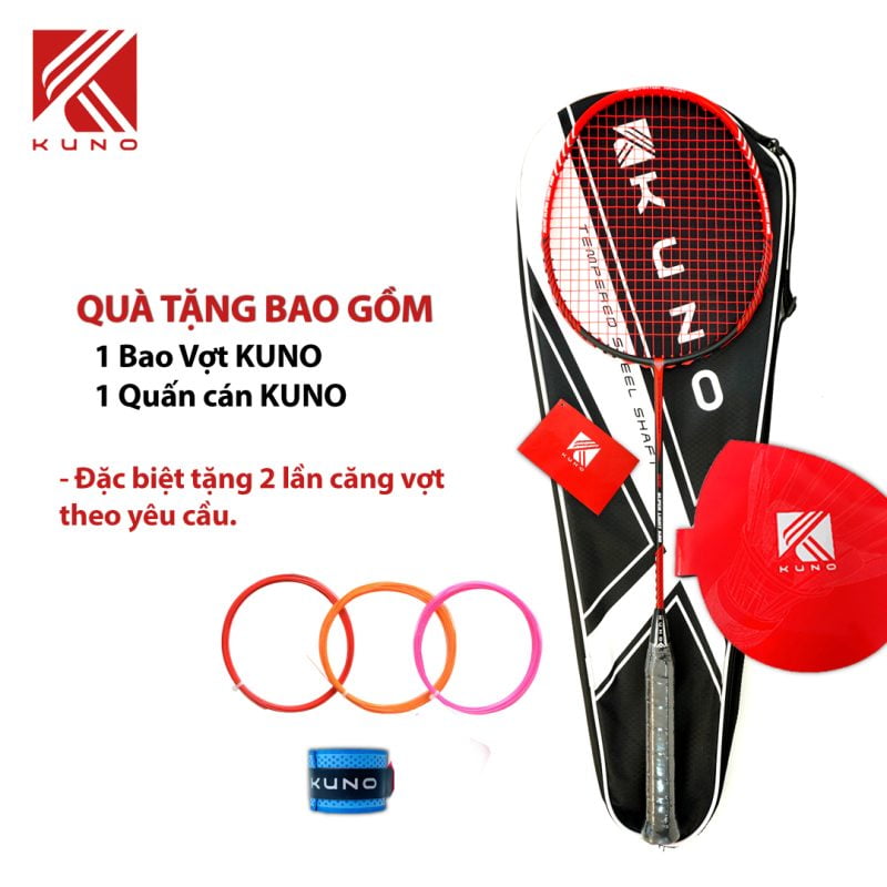 Vợt cầu lông KUNO SUPER LIGHT K88, Trọng Lượng 6U Vợt công thủ toàn diện