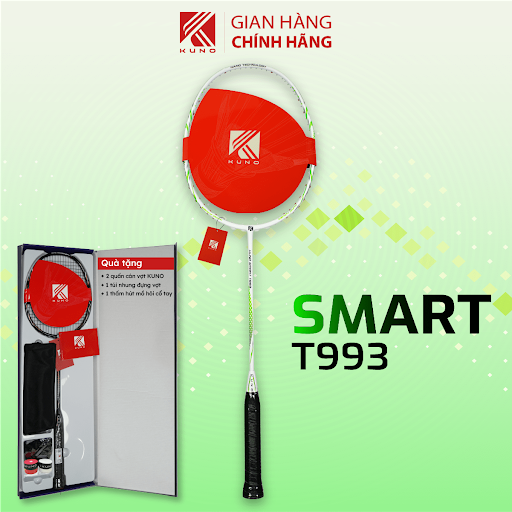 Với cây vợt cầu lông KUNO Smart T993