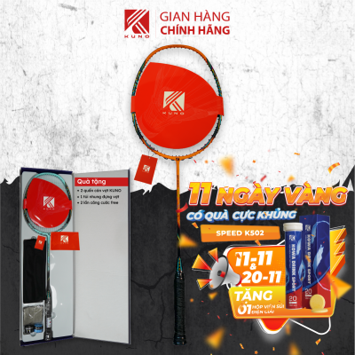 Vợt cầu lông KUNO THD POWER cây vợt công thủ toàn diện, hướng công, bản thiết kế mang ý nghĩa lịch sử