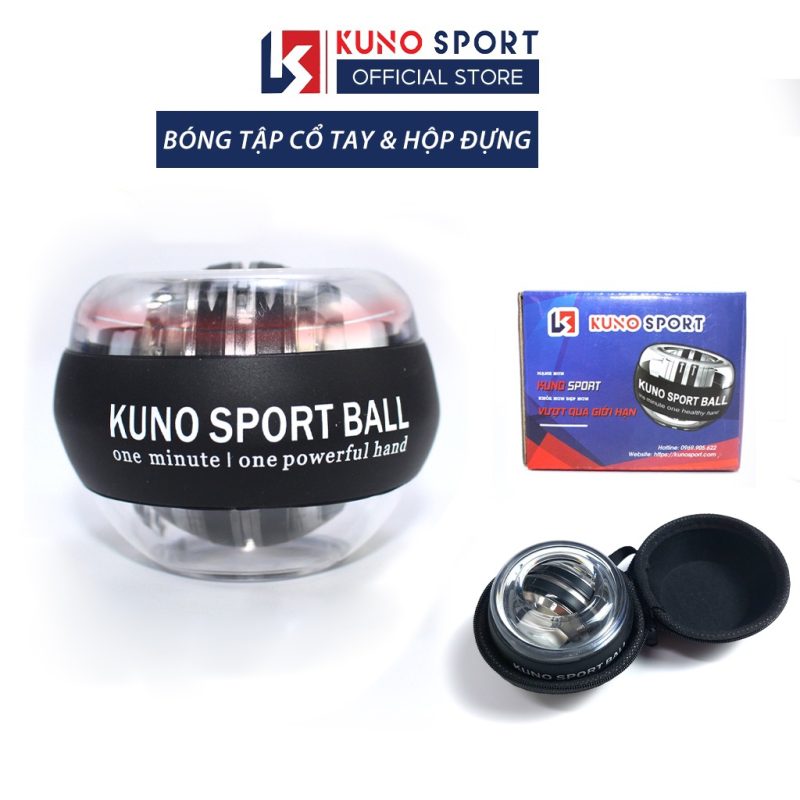 Bóng tập cổ tay KUNO BALL quả cầu tập tay tự khởi động hỗ trợ tập luyện tăng sức mạnh cổ tay, cánh tay, chơi thể thao