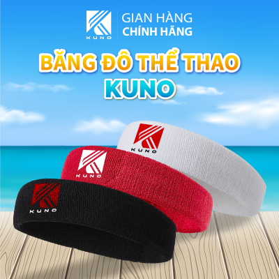 Băng Đô Thể Thao KUNO Chất Liệu Cotton Nam Nữ Băng Đô Đeo Trán Thấm Hút Mồ Hôi