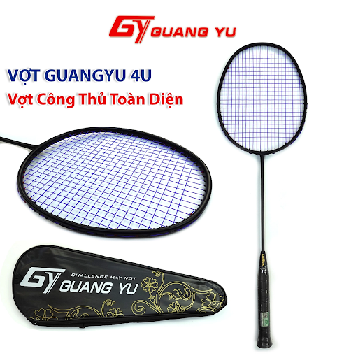 Vợt cầu lông 4U Guang Yu Full Cacbon thân dẻo