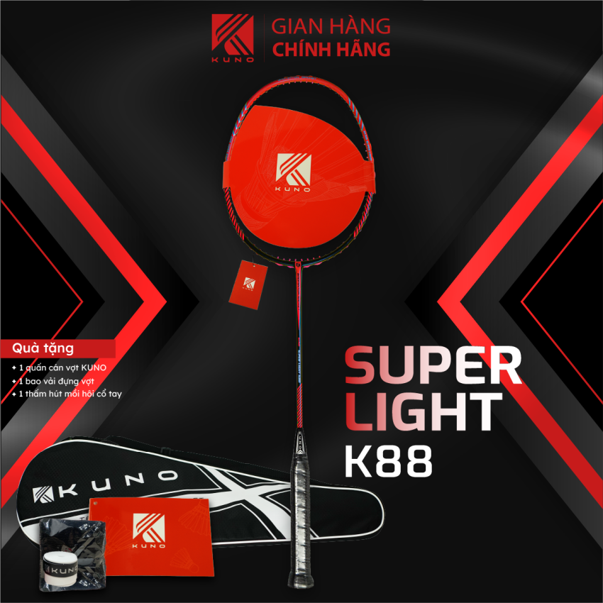 Vợt cầu lông KUNO SUPER LIGHT K88 495k