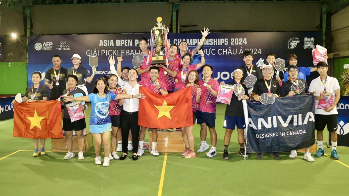 thi đấu pickleball