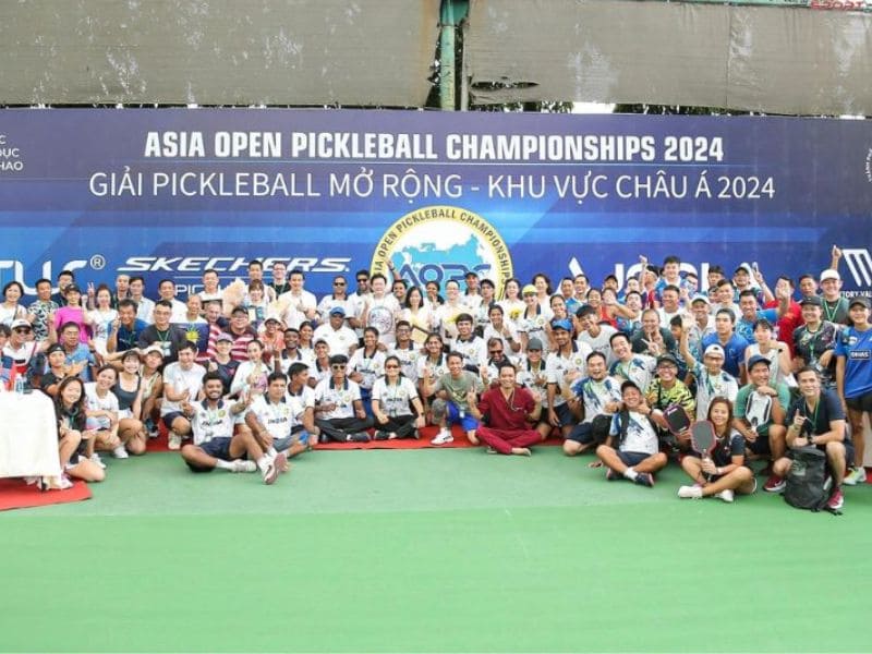 thi đấu pickleball