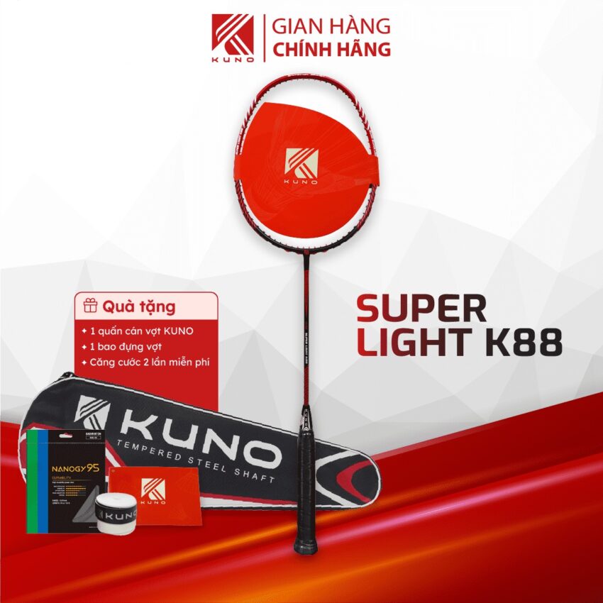 Kuno- Địa chỉ cung cấp vợt cầu lông uy tín, chính hãng 