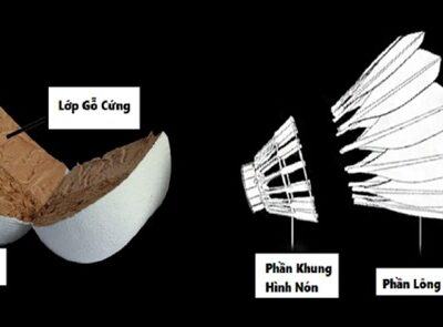 Tán cầu làm từ lông vũ tự nhiên