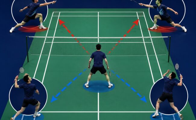 Bí quyết thực hiện kỹ thuật di chuyển 4 góc sân cực bao sân