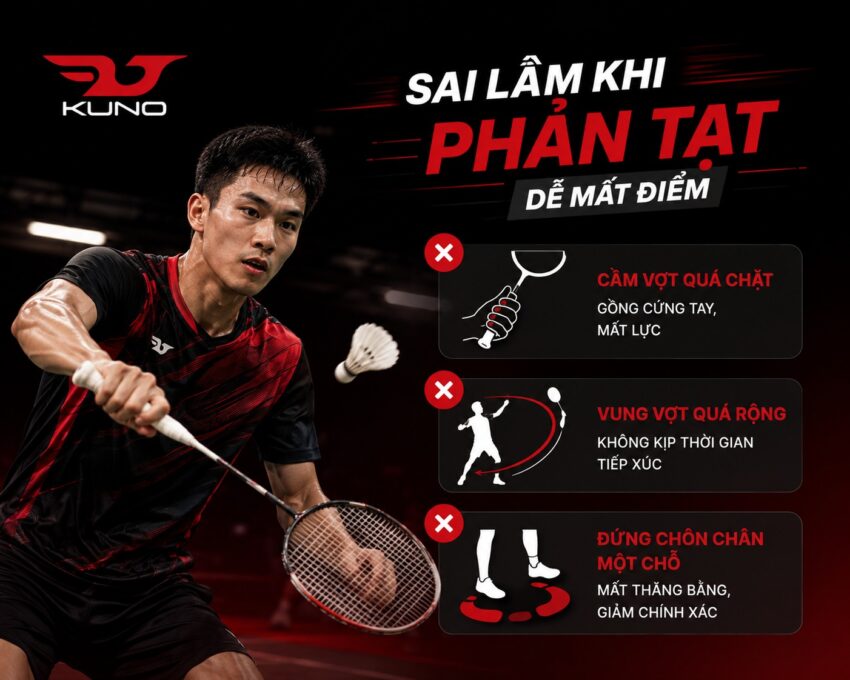 phản tạt cầu lông