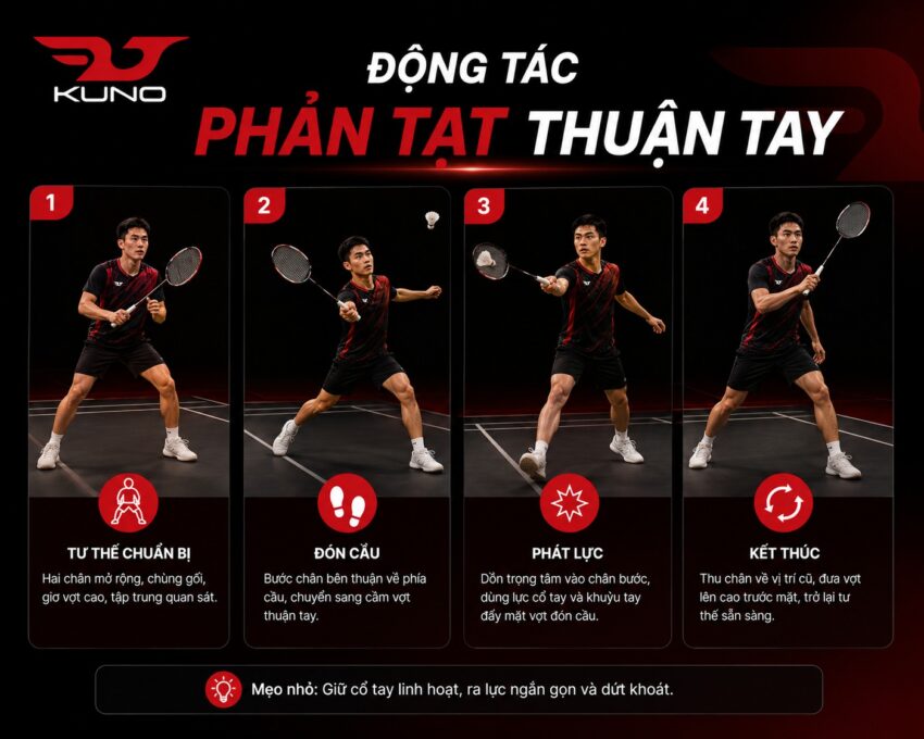 phản tạt cầu lông