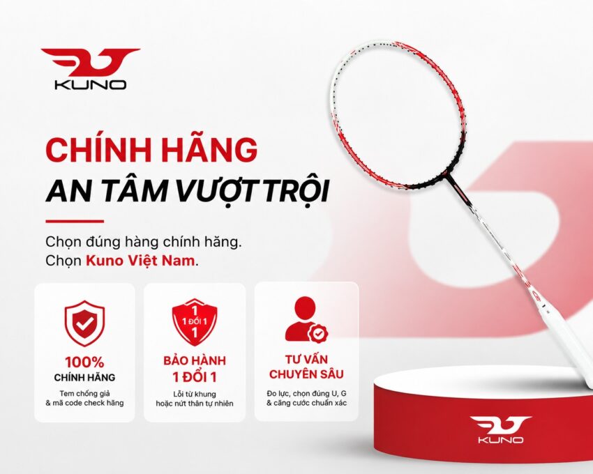 Mua vợt cầu lông chính hãng, bảo hành rõ ràng ở đâu?